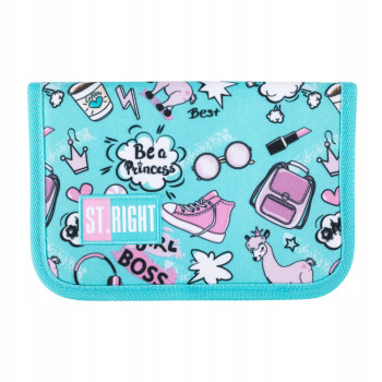 Piórnik dwuklapowy bez...