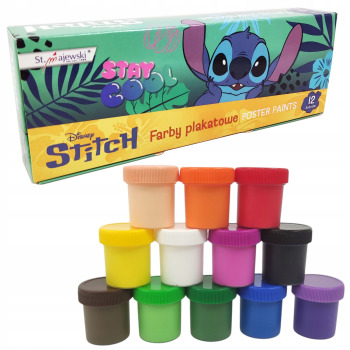 Farby plakatowe 12 kolorów...