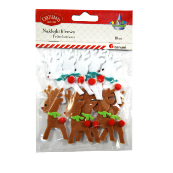 10pcs 3D Reindeer felt...