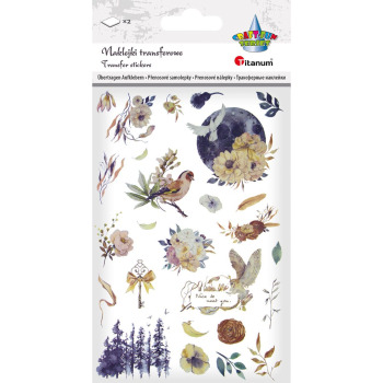 Naklejki transferowe kwiaty...