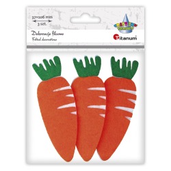 Ozdoba filcowa Marchewki 3...