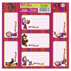 Naklejki na zeszyty Masza i...