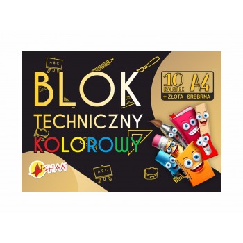 Blok techniczny kolorowy 10...