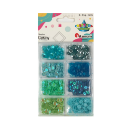 Pailletten Mix grün 8x2.5g...