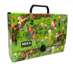 Teczka z rączką A4 9cm 7A61...