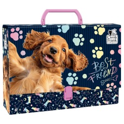 Teczka z rączką A4 9cm Pies...