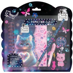 Pamiętnik z kłódką 2w1 +...