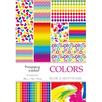 Happy Color A4 Block 80g 15...