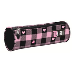 Piórnik tuba Pink Checkered...