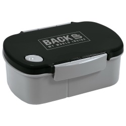 Śniadaniówka szaro-czarna 7...