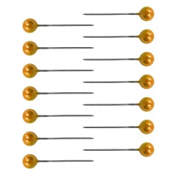 Szpilki z kolorową główką...