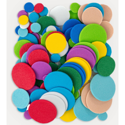 Naklejki piankowe kółka mix...