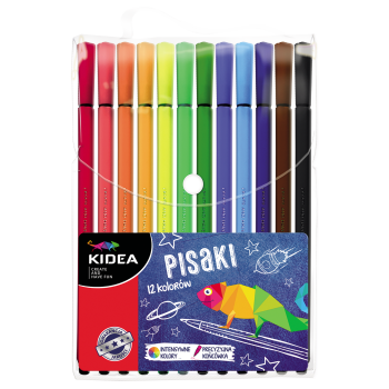 Pisaki 12 kolorów Kidea