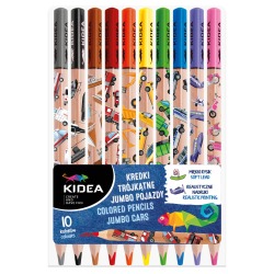 Kredki trójkatne grube...