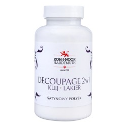 Klej + lakier 2w1...