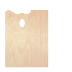 Paleta malarska drewniana...