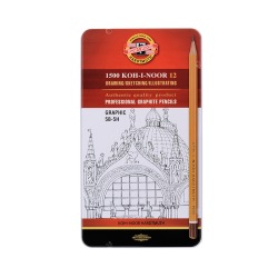 Zestaw ołówków 5B-5H 12...