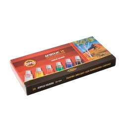 Farby akrylowe 10 kolorów...