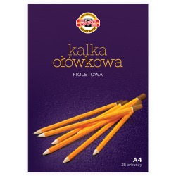 Kalka ołówkowa fioletowa A4...