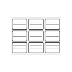 Naklejki na zeszyt białe...