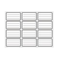 Naklejki na zeszyt białe...