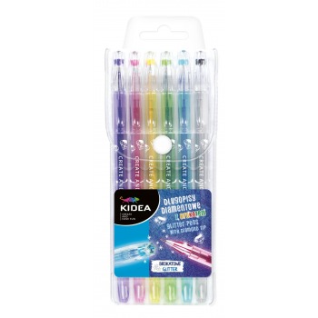 Diamantstifte mit Glitzer 6...