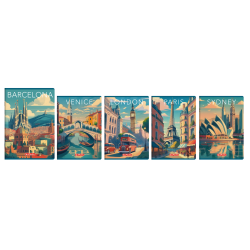 Zeszyt A5 60k kratka Retro...