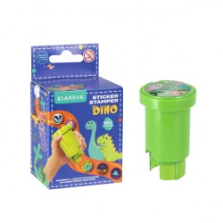 Stempel z naklejkami Dino...
