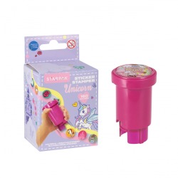 Stempel z naklejkami...