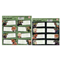 Naklejki na zeszyt Dinozur...