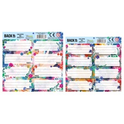 Naklejki na zeszyt Kwiaty...