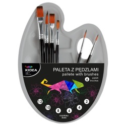 Paleta z pędzelkami 7...