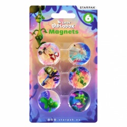 Zestaw 6 magnesów Smok...