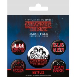 Zestaw 5 przypinek Stranger...
