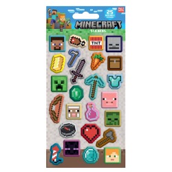 Naklejki 25 szt Minecraft