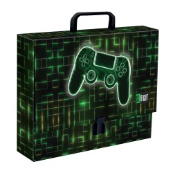 Teczka z rączką A4 9cm Neon...