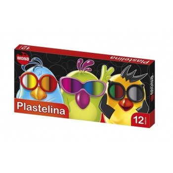Plasticine 12 colors Mona