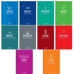 Komplet 10 x Zeszyt A5 60k...