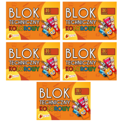 Zestaw 5 x Blok techniczny...