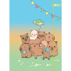 Teczka z gumką A4 Kapibara...