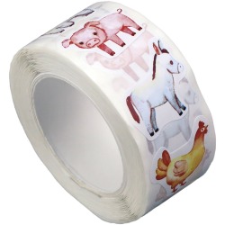 Naklejki na rolce Zwierzeta...