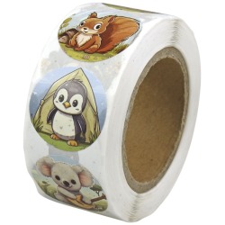 Naklejki na rolce Małe...