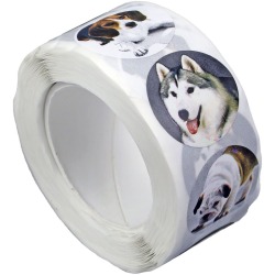 Naklejki na rolce Psy v2...