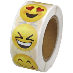 Naklejki na rolce Emotki v3...