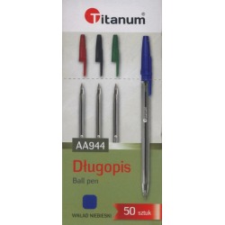 Zestaw Długopis niebieski...