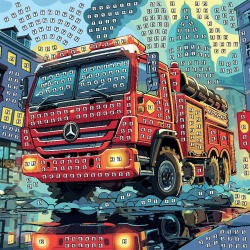 Mozaika piankowa Straż...