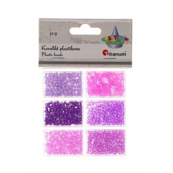 Koraliki plastikowe 32g...