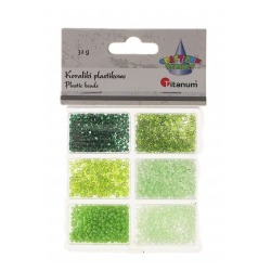 Koraliki plastikowe 32g...