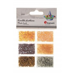 Koraliki plastikowe 32g...