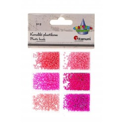 Koraliki plastikowe 32g...